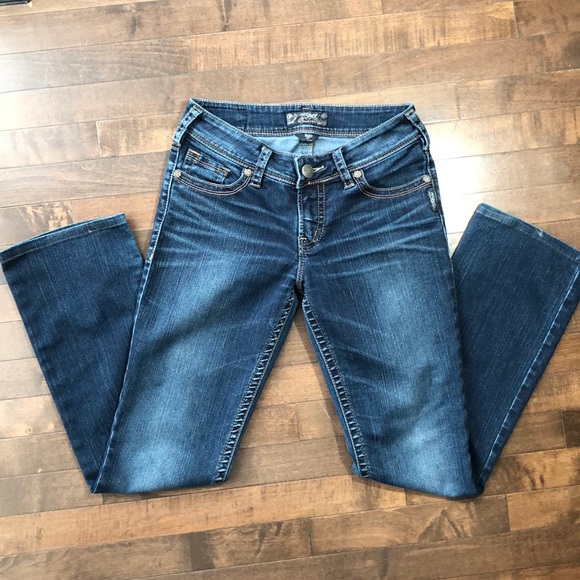 Silver Jeans Blue Suki 17” Bootcut Jeans Size 27 - Picture 3 of 14